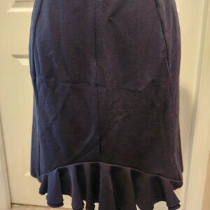 BODY BY VICTORIA BLACK RUFFLED SKIRT